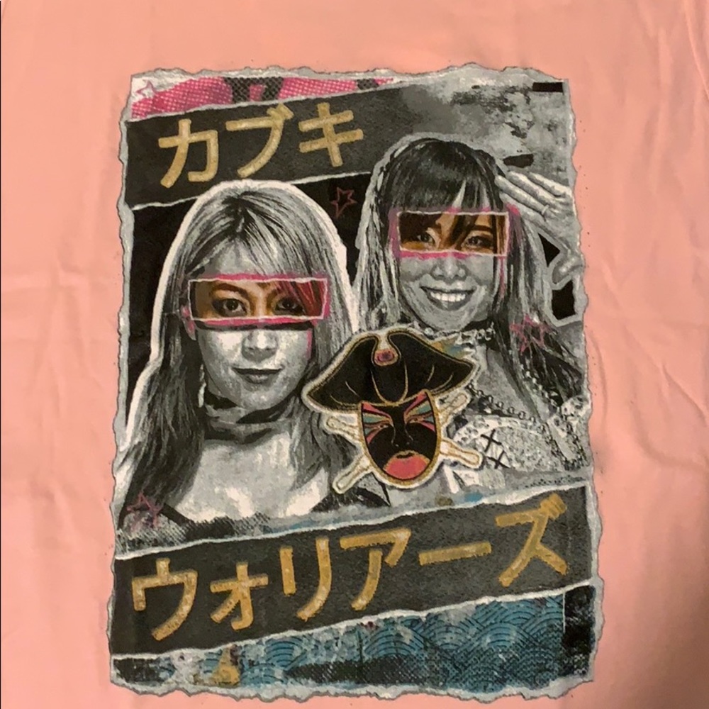 WWE Small Kabuki Warriors Women’s Tee NEW